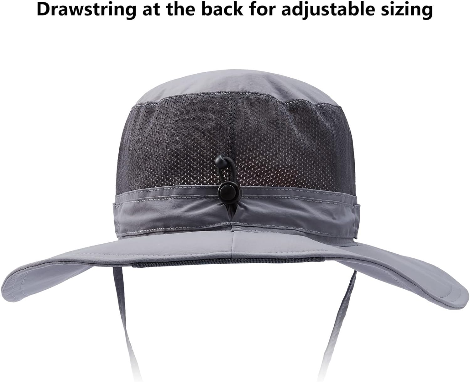 BASSDASH UPF 50+ Sun Fishing Hat Water Resistant with Detachable Neck ...