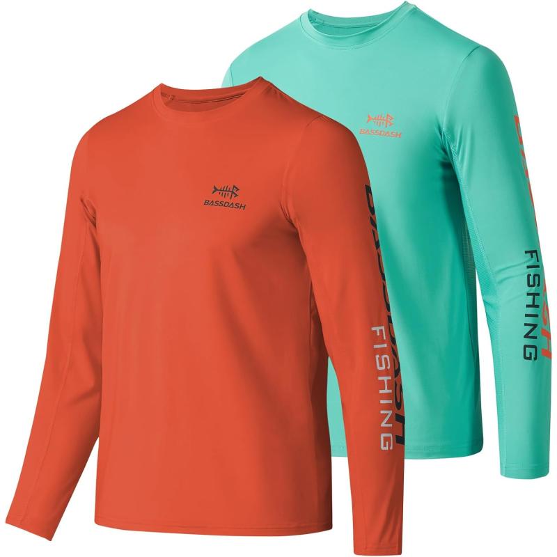 BASSDASH Youth Fishing T Shirts UPF 50+ Long Sleeve Performance UV